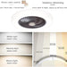 Bladeless Recessed Ceiling Fan with Light and Remote, Low Profile Enclosed Ceiling Fan, Smart LED Dimmable Hidden Ceiling Fan for Bedroom Living Room-7-ErisView