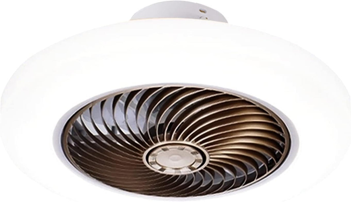 Bladeless Recessed Ceiling Fan with Light and Remote, Low Profile Enclosed Ceiling Fan, Smart LED Dimmable Hidden Ceiling Fan for Bedroom Living Room-8-ErisView
