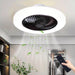 Bladeless Recessed Ceiling Fan with Light and Remote, Low Profile Enclosed Ceiling Fan, Smart LED Dimmable Hidden Ceiling Fan for Bedroom Living Room-1-ErisView