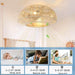 Boho Caged Ceiling Fan with Lights and Remote, Flush Mount Rattan Ceiling Fan for Bedroom Living Room Balcony, Retro Reversible Fan for Summer Winter-6-ErisView
