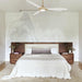 Brass Ceiling Fan, White Flat Ceiling Fan, Outdoor Ceiling Fans without Lights-6-ErisView