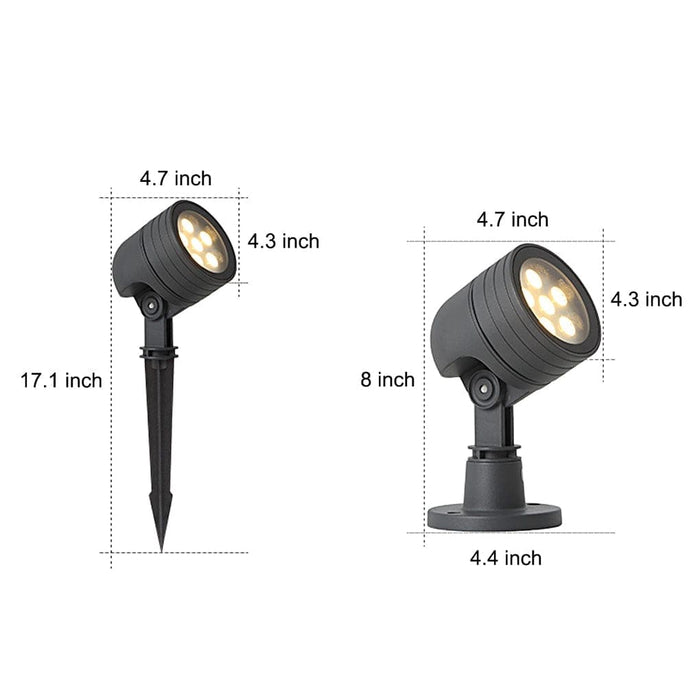 Bright IP65 Waterproof Outdoor Tree Spotlight with High Color Rendering LED for Charming Courtyard and Landscape Lighting, Insect and Dust Proof-ErisView-11