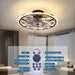 Caged Ceiling Fan with Light Remote Control, Farmhouse Industrial Retro Ceiling Fan with Light for Kitchen Bedroom Living Room-3-ErisView