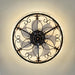 Caged Ceiling Fan with Light Remote Control, Farmhouse Industrial Retro Ceiling Fan with Light for Kitchen Bedroom Living Room-8-ErisView