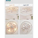 Caged Ceiling Fan with Lights, White Flush Mount Remote Control Fan, Small Low Profile Bladeless Ceiling Fan Light Fixture for Bedroom Kitchen Dining Room -6-ErisView
