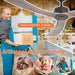 Ceiling Fan NO Light, Farmhouse Reversible Wood Fans,3 Blade Ceiling Fan, Vaulted Ceiling Fan-3-ErisView