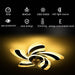 Ceiling Fan with Low Profile Light, Flush Mount Ceiling Fan with Light, Dimmable Fandelier for Bedroom -7-ErisView