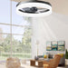 Ceiling Fan with Low Profile Light with Remote Control, Semi Flush Mount Ceiling Fans, Dimmable LED Ceiling Fan-1-ErisView