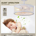 Ceiling Fans with Light and Remote, Modern Caged Noiseless Industrial Farmhouse Ceiling Fan for Bedroom Living Room Kitchen-6-ErisView