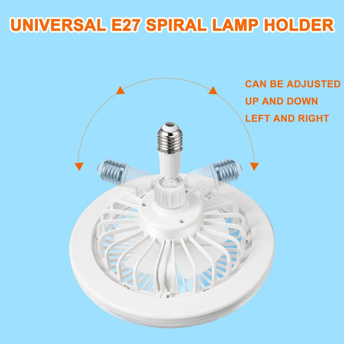Ceiling Fans with Lights and Remote, Mini Enclosed Ceiling Fan Kids Room, Kitchen Bedroom, Low Profile Fan for Summer-6-ErisView