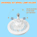 Ceiling Fans with Lights and Remote, Mini Enclosed Ceiling Fan Kids Room, Kitchen Bedroom, Low Profile Fan for Summer-6-ErisView