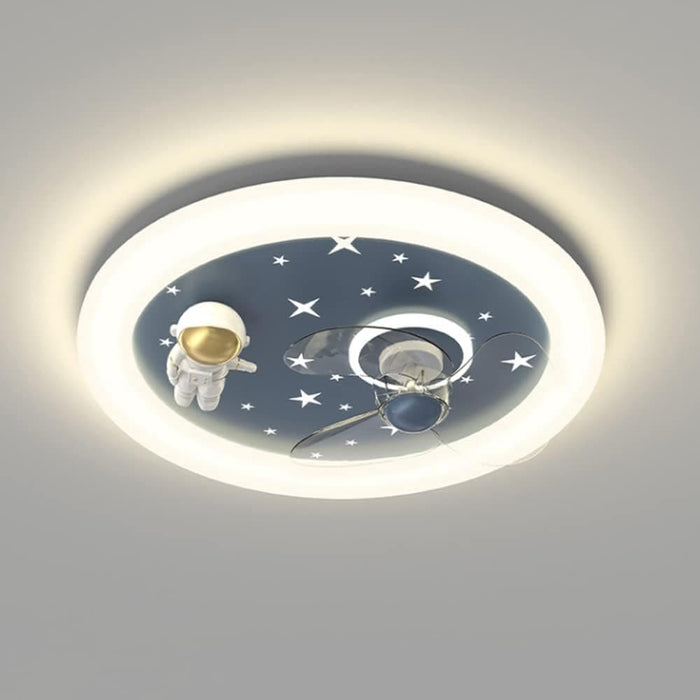 Ceiling Fans with Lights for Children's Room Kids Room Boys Room Girls Room Bedroom-3-ErisView