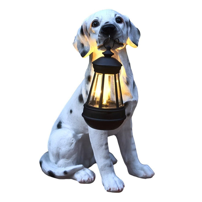 Charming Solar-Powered Resin Dog Lanterns for Patio, Garden, or Porch, Detachable, Safe LED Lights, Durable Outdoor Decor, 6 Varieties Available-ErisView-10
