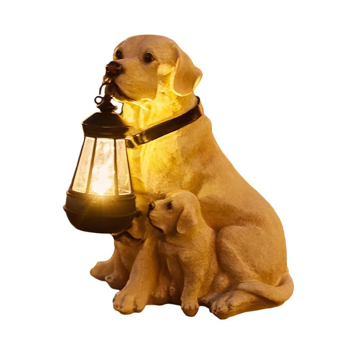 Charming Solar-Powered Resin Dog Lanterns for Patio, Garden, or Porch, Detachable, Safe LED Lights, Durable Outdoor Decor, 6 Varieties Available-ErisView-11