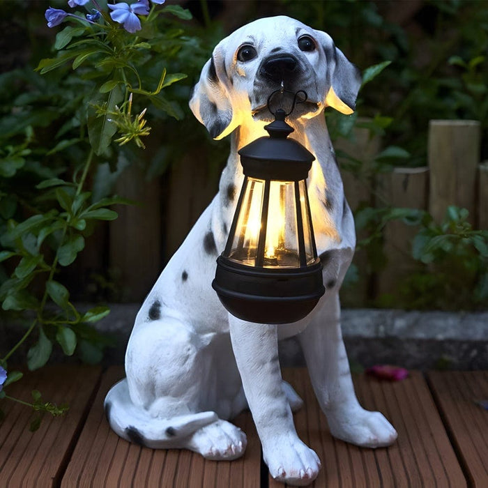 Charming Solar-Powered Resin Dog Lanterns for Patio, Garden, or Porch, Detachable, Safe LED Lights, Durable Outdoor Decor, 6 Varieties Available-ErisView-4