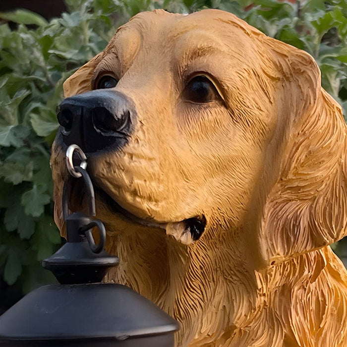 Charming Solar-Powered Resin Dog Lanterns for Patio, Garden, or Porch, Detachable, Safe LED Lights, Durable Outdoor Decor, 6 Varieties Available-ErisView-7