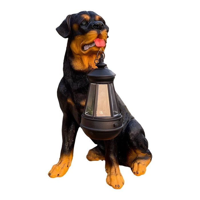Charming Solar-Powered Resin Dog Lanterns for Patio, Garden, or Porch, Detachable, Safe LED Lights, Durable Outdoor Decor, 6 Varieties Available-ErisView-9