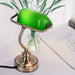 Classic Green Banker Lamp Desk Lamp with Bronze Finish, Vintage Reading Table Lamp for Home Office Nightstand Bedside Study Desk Library-ErisView