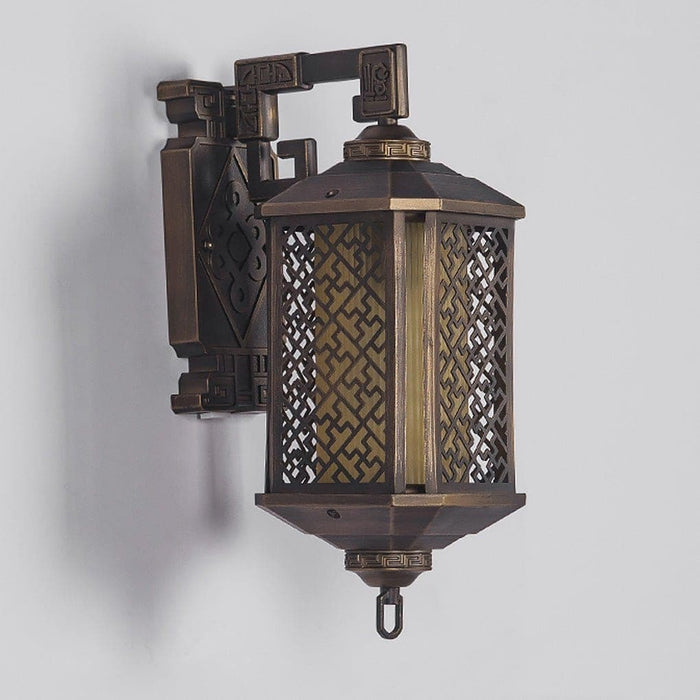Classic Retro Outdoor Wall Sconce, Stainless Steel, Waterproof, Dustproof, Ideal for Porch, Corridor, Hall, Bar, and Doorway Lighting-ErisView-7