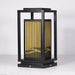 Classic Retro Style Minimalist Landscape Lighting with Rectangular Metal Lamp Body and Exquisite Lampshade for Unique Outdoor Decoration-ErisView-8