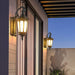 Classic Retro Style Outdoor Wall Light, Warm, Romantic Lighting & Home Decoration for Indoor/Outdoor Use with Non-Dazzling PC Shade-ErisView-4