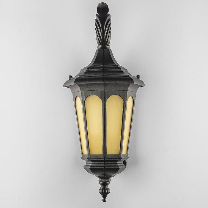 Classic Retro Style Outdoor Wall Light, Warm, Romantic Lighting & Home Decoration for Indoor/Outdoor Use with Non-Dazzling PC Shade-ErisView-8