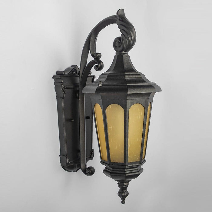 Classic Retro Style Outdoor Wall Light, Warm, Romantic Lighting & Home Decoration for Indoor/Outdoor Use with Non-Dazzling PC Shade-ErisView-9
