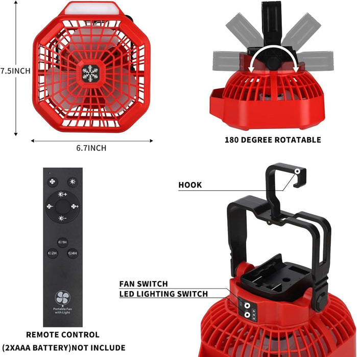 Cordless Ceiling Fan with Remote, Energy Efficient Ceiling Fans, Dimmable LED Ceiling Fan-7-ErisView