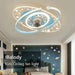 Cute Remote Control Ceiling Fan and Light, Dimmable LED Ceiling Lights Fan for Boys Bedroom Kids Room-3-ErisView