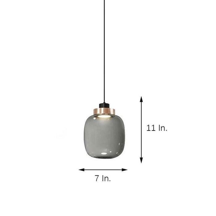 Round Globe LED Nordic Glass Pendant Light Hanging Lamp Island Lights