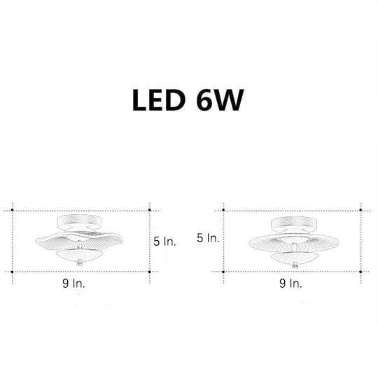 Unique Round 6W LED Modern Ceiling Lights Flush Mount Lighting