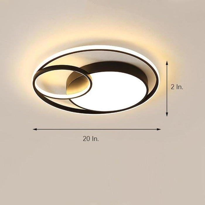 Circular Dimmable LED Nordic Ceiling Lights Flush Mount Lighting