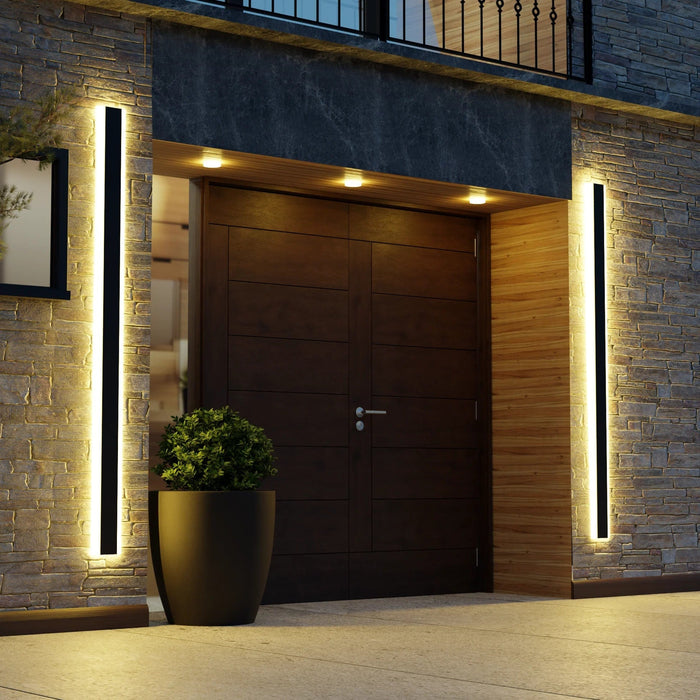 Minimalist Line Outdoor Waterproof Dust-proof LED Garden Wall Sconces