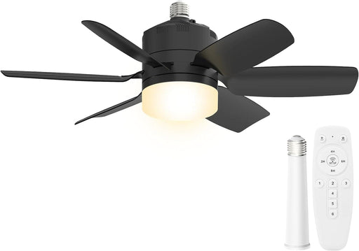Dimmable Ceiling Fan with Lights and Remote Control, Screw In Socket Fan for Bedroom Living Room Kitchen-1-ErisView