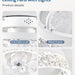 Dimmable Oscillating Ceiling Fan with and Remote, Flush Mount Low Profile Ceiling Fan and Light, Small Noiseless Bedroom Ceiling Fans with Lights -6-ErisView