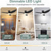 Dimmable Quiet Remote Control Ceiling Fan and Light APP, Black Ceiling Fan for Bedroom Living Room Kitchen Dining Room-4-ErisView