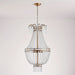 Dimmable Empire Chandelier, Luxury Hanging Ceiling Chandelier, Modern Crystal Chandelier Light for Dining Room Living Room Bedroom-ErIsView