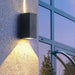 Dual Light Effect Outdoor Wall Light with COB and LED Array for Patio, Backyard, Garden, and Corridor, Wide Angle & Long Distance Illumination-ErisView-2