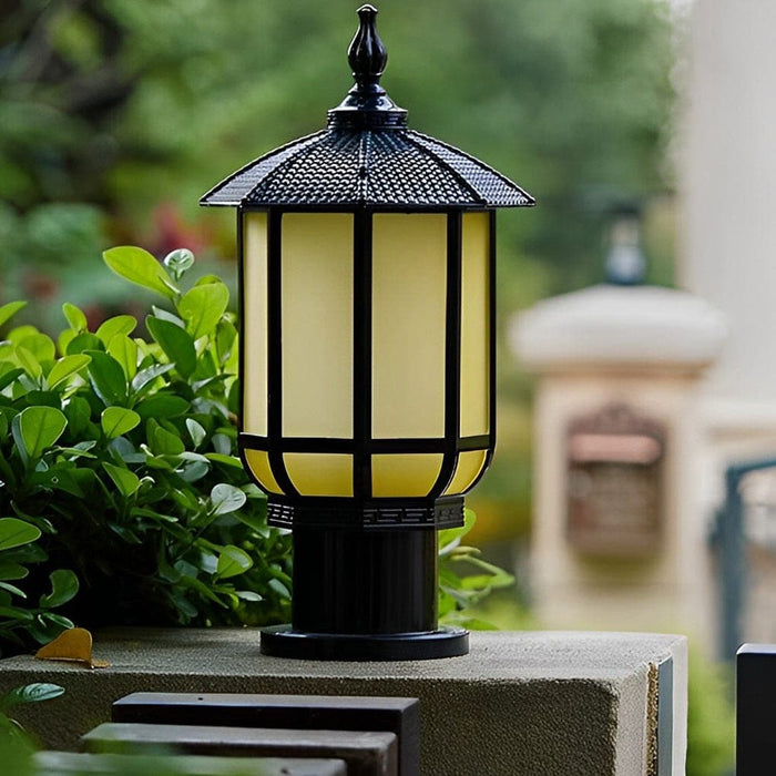 Durable Aluminum Outdoor LED Post Lamp with Adjustable Light Colors for Landscape Lighting in Villas, Parks, Patios, and Fences-ErisView-3