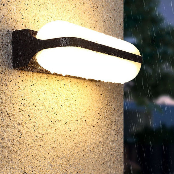 Durable Aluminum Outdoor Wall Light with Frosted Paint, Waterproof for Porch, Bedroom, Corridor, Living Room, Stair, and Balcony-ErisView-2