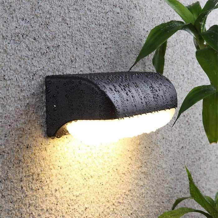 Durable Aluminum Outdoor Wall Light with Frosted Paint, Waterproof for Porch, Bedroom, Corridor, Living Room, Stair, and Balcony-ErisView-3