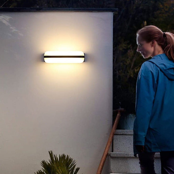 Durable Aluminum Outdoor Wall Light with Frosted Paint, Waterproof for Porch, Bedroom, Corridor, Living Room, Stair, and Balcony-ErisView-4