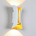 Durable Aluminum and Glass Outdoor Wall Lights, Powerful Up/Down Illumination for 107-161 sq ft, Stylish Curved Design for Beautiful Outdoor Decor-ErisView-10