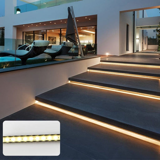 Durable Die-Cast Aluminum Linear Outdoor Light with High Color Rendering LED Strip, Waterproof Design, and Easy Installation for Courtyard Ambiance-ErisView-1