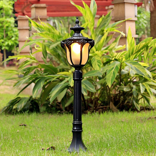 Durable Die Cast Aluminum Outdoor Lawn Lamp with Waterproof Design, Easy Installation, and Two Color Options for Gardens and Courtyards-ErisView-1
