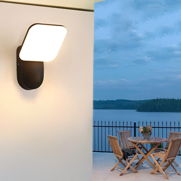 Durable Die-Cast Aluminum Porch Light with High Transmittance Acrylic Lampshade, Weather-Resistant Design, and High Color Rendering for Clear Illumination-ErisView-3