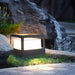 Durable Frosted Aluminum Outdoor Garden Light with Double Layer Waterproof Lampshade for Driveway, Patio, Walkway, and Landscape Decoration-ErisView-9