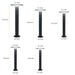Durable Solar Post Light with High Color Rendering LED, 12-Hour Continuous Lighting, and Waterproof Die-Cast Aluminum for Garden and Pathway-ErisView-5