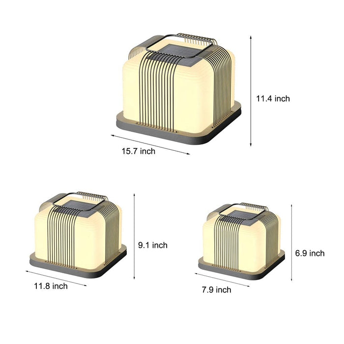 Durable Stainless Steel Deck Post Lights, Wired & Solar Options with Bright White PE Lampshade for Attractive Outdoor Fence Lighting-ErisView-7