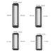 Durable Stainless Steel LED Outdoor Wall Light with Modern Design, Rustproof, High Brightness, Ideal for Porch and Exterior Decoration-ErisView-9